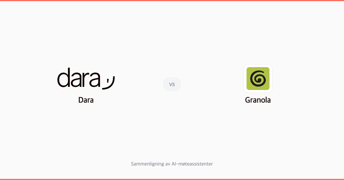 Dara vs Granola: Hvilken usynlig møteassistent passer for deg?